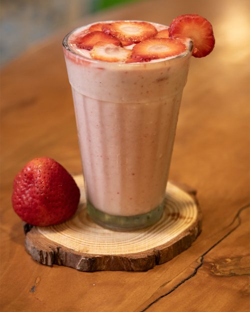 Fresh Strawberry Lassi