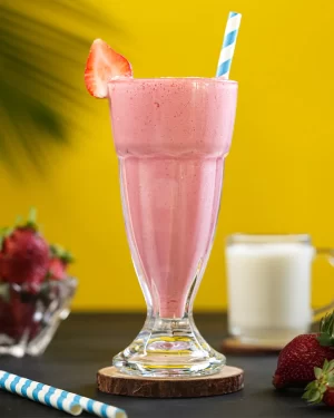 Fresh Strawberry Milkshake